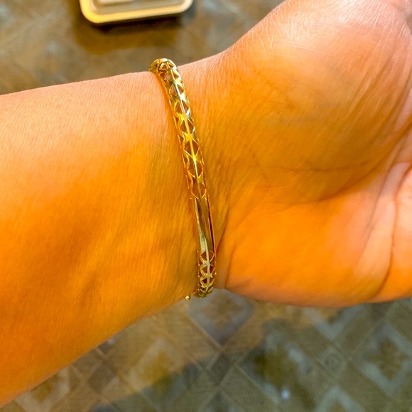 Double head panther bangle bracelet - Picture 5 of 11